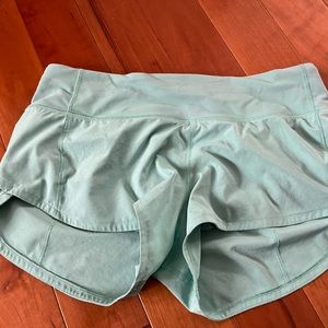 Lululemon mint green shorts
